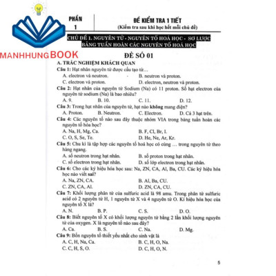 SÁCH - tuyển tập đề kiểm tra định kì khoa học tự nhiên lớp 7 (theo chương trình gdpt mới)