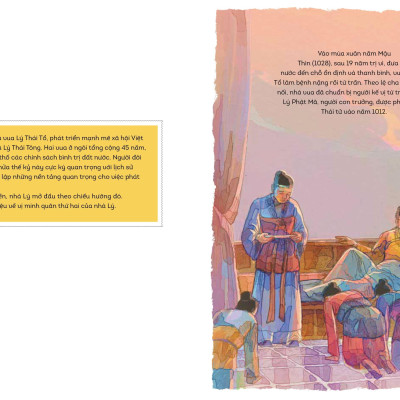 Lịch Sử Việt Nam Bằng Tranh - Lý Thái Tông Xây Đắp Nhà Lý - Bản Màu - Bìa Cứng