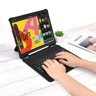 Case bao da bàn phím không dây Bluetooth cho iPad Pro 12.9 2021 Chip M1 / 2020 / 2018 có ngăn đựng bút hiệu CHOETECH BH-010 (cảm ứng mượt mà, gập nhiều hướng, trang bị bàn phím bấm) - hàng nhập khẩu