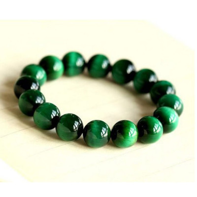 Vòng Tay Đá Mắt Hổ Xanh Lá Cho Người Mệnh Mộc Và Mệnh Hỏa