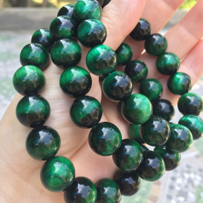 Vòng Tay Đá Mắt Hổ Xanh Lá Cho Người Mệnh Mộc Và Mệnh Hỏa