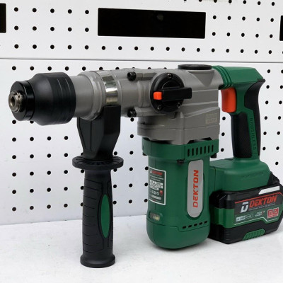 COMBO Máy đục bê tông dùng pin 21V DEKTON M21-RH2702BL KÈM PIN M21-B6A8C VÀ SẠC M21-S25A TẶNG Đèn cầm tay Dekton M21-D360LM - KM_T8 -HÀNG CHÍNH HÃNG