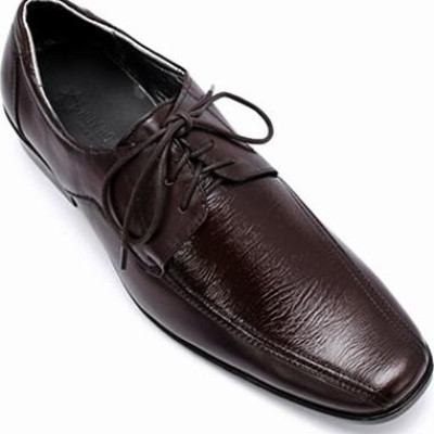 Giày da nam Huy Hoàng da bò màu nâu đỏ HT7112