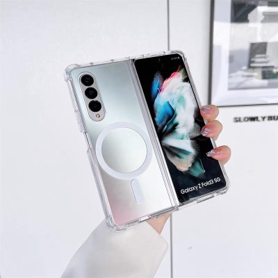 Ốp Lưng Từ Tính Cho Samsung Galaxy Z FOLD 6 / Z FOLD 5 / Z FOLD 4 / Z FLIP 5 / Z FLIP 4 / Z FLIP 3 Từ Tính Trong Suốt