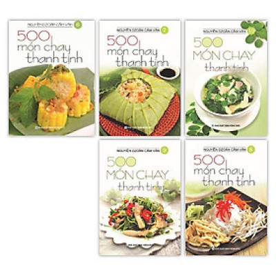 Sách - 500 Món Chay Thanh Tịnh  - Từ Tập 6 Tới Tập 10 - Việt Thư