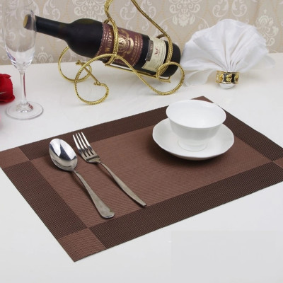 Tấm lót bàn ăn, thảm set up cao cấp placemat hình chữ nhật