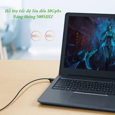 Ugreen UG70333NW122TK 1.5m cáp mạng cat6a utp od2.8 siêu nhỏ thuần đồng - HÀNG CHÍNH HÃNG