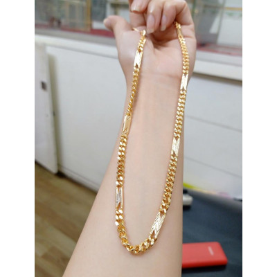 Dây chuyền Khoen Lật Chữ N Mạ Vàng 18K CAO CẤP