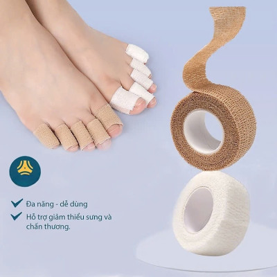 COMBO 2 CUỘN Băng vải quấn bảo vệ ngón chân giảm ma sát, chống chai sần khi mang giày - Giao Màu Ngẫu Nhiên