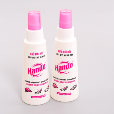 Combo 3 Chai xịt khử mùi hôi chân hôi giày Hando 120ml (Hương Quế)