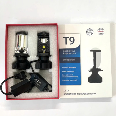 Đèn Pha LED Ô Tô Xe Máy T9 H4 Cắt Sáng Chống Chói: Bản Cao Cấp Cho Mọi Điều Kiện Đường Đi