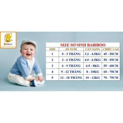 Áo ba lỗ in hình cotton mềm mại BABIBOO - BB144
