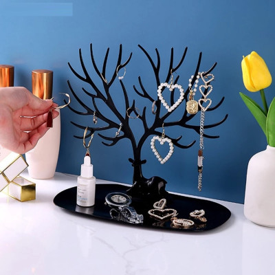 Khay trưng bày trang sức  thiết kế cành cây, sừng hươu nai giữ bông tai/ vòng cổ/ nhẫn để bàn trang trí sắp xếp gọn gàng Giá đựng đĩa Kitchen Nhà Bếp
