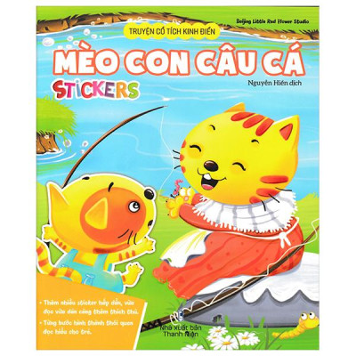Sách - Truyện Cổ Tích Kinh Điển - Mèo Con Câu Cá (Stickers)