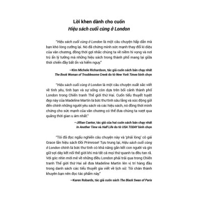 Sách - Hiệu Sách Cuối Cùng Ở London - Madeline Martin - Tân Việt Books