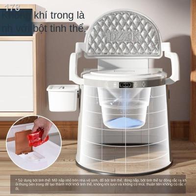 Toilet di động, Bồn cầu di động cho người già có tay vịn kèm bô bên trong, có tựa lưng chắc chắn cao cấp CHÍNH HÃNG