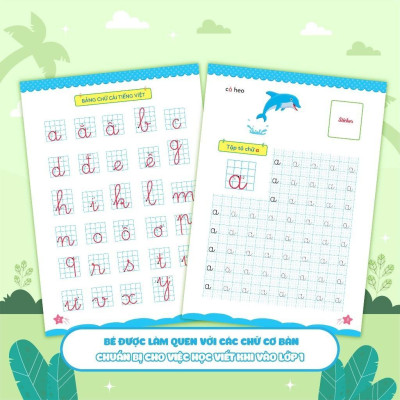 Sách - Cùng Khủng Long Học Nét Cơ Bản - Combo 3 Cuốn - Tặng Kèm Sticker Bé Trai - Megabook