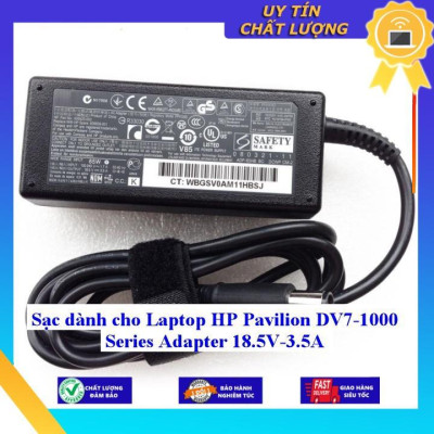 Sạc dùng cho Laptop HP Pavilion DV7-1000 Series Adapter 18.5V-3.5A - Hàng Nhập Khẩu New Seal