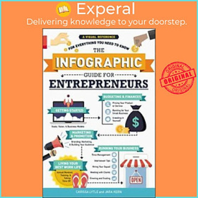 Sách - The Infographic Guide for Entrepreneurs : A Visual Reference for Everyth by Carissa Lytle (US edition, paperback)
