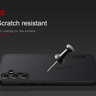 Ốp lưng dành cho SamSung Galaxy A15, A25 , A35 , A55 , A16 , A14 , A24 , A34 , A54 dạng sần hiệu Nillkin - hàng nhập khẩu