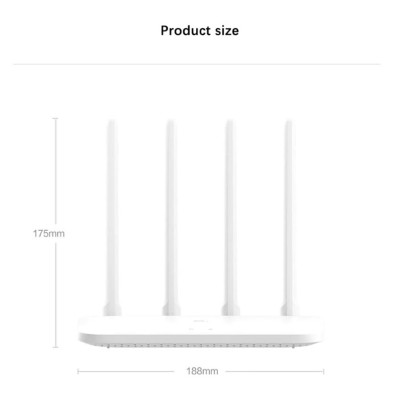 Bộ phát WIFI Xiaomi 4A - DVB4230GL | AC1200 băng tần kép | Lan 10/100Mbps | Dễ cài đặt | Bản quốc tế | Bảo hành 18 tháng | Hàng Chính Hãng