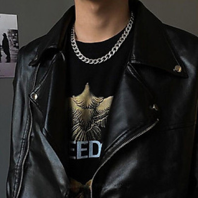 Dây chuyền nam titan cao cấp đẹp sang trọng inox thép không gỉ lặc trangsucpt kích cỡ 9mm PTDCNA02