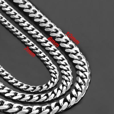 Vòng Cổ Nam - Dây chuyền nam titan thời trang rẻ đẹp kiểu lặc xéo cao cấp trangsucpt 9mm PTDCNA159