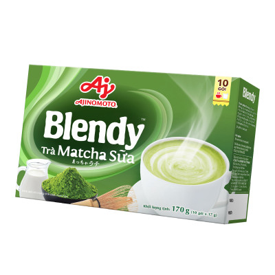 Combo 2 Hộp Trà Matcha Sữa 160g/Hộp và  Blendy® Trà Sữa Royal 144g/Hộp