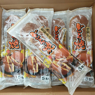 Bánh Dorayaki nhân đậu đỏ hạt dẻ - Red bean and Maron Dorayaki 300g (12)