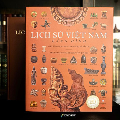 Combo 2c: Lịch sử Việt Nam bằng hình và Việt Nam sử lược (Bìa cứng có áo khoác)