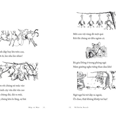 Sách - Tác Phẩm Chọn Lọc - Văn Học Đức - Mập Và Mực - Chuyện Hai Thằng Oái Oăm Cùng Bảy Trò Chơi Khăm