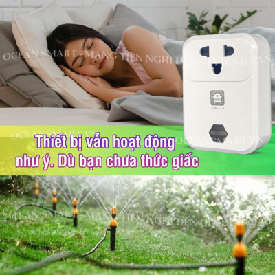 Ổ Cắm Thông Minh HUNONIC, Ổ Cắm Wifi Điều Khiển Từ Xa Qua Điện Thoại - SK01