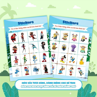 Sách - Cùng Khủng Long Học Nét Cơ Bản - Combo 3 Cuốn - Tặng Kèm Sticker Bé Trai - Megabook