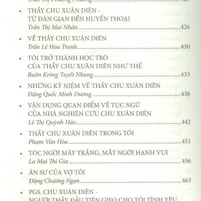 Nhà Giáo Nhà Nghiên Cứu Văn Hóa Dân Gian CHU XUÂN DIÊN
