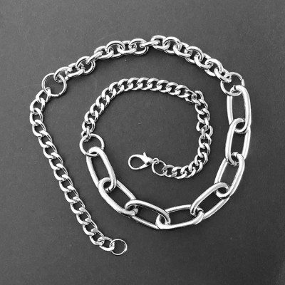 Vòng cổ dây chuyền hip hop phong cách đường phố xu hướng phóng khoáng cá tính