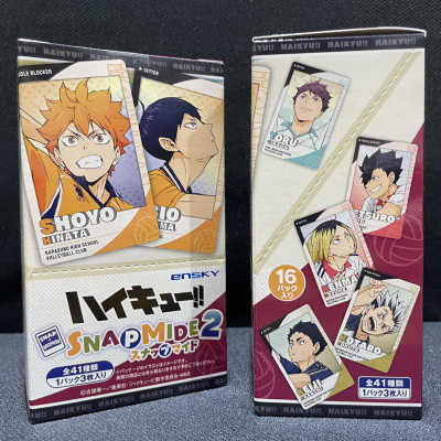 Bộ Thẻ Sưu Tập Nhân Vật Haikyu - Thẻ Snapmide Vol.2 - Ensky HK-SC02 (3 Cards Ngẫu Nhiên/Túi)