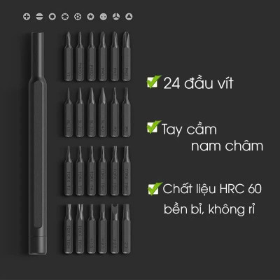 Bộ Tua Vít Đa Năng 24 Đầu Sửa Điện Thoại , Đồ Điện Tử ,..vv Đa Năng Có Hộp Đựng Tiện Lợi- Hàng chính hãng