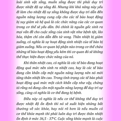 Combo 2 Quyển Thân Nhiệt  - Quyết Định Sinh Lão Bệnh Tử + Thân Nhiệt - Chìa Khóa Để Sống Khỏe Mạnh Và Trường Thọ