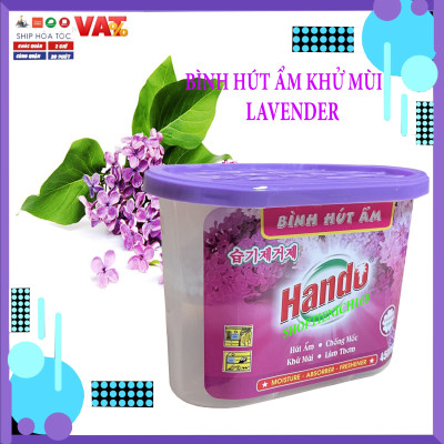 Bình hút ẩm khử mùi chống mốc than hoạt tính Hando 450ml