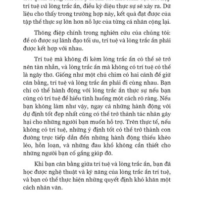 Lãnh Đạo Với Lòng Trắc Ẩn