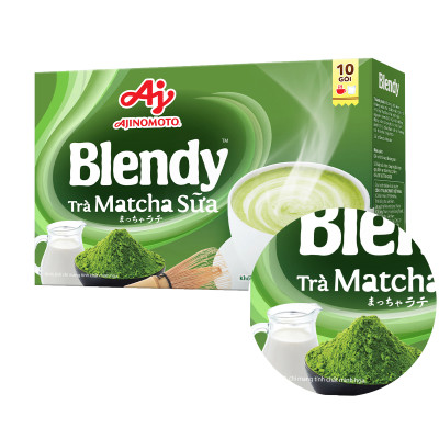 Combo 2 Hộp Trà Matcha Sữa 160g/Hộp và  Blendy® Trà Sữa Royal 144g/Hộp