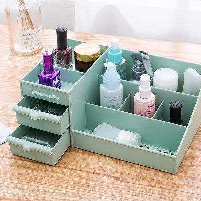 Kệ Nhựa Đựng Mỹ Phẩm Đa Năng Nhiều Ngăn  3 Tầng Cao Cấp 