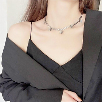 Vòng cổ dây chuyền mix cánh bướm ấn tượng