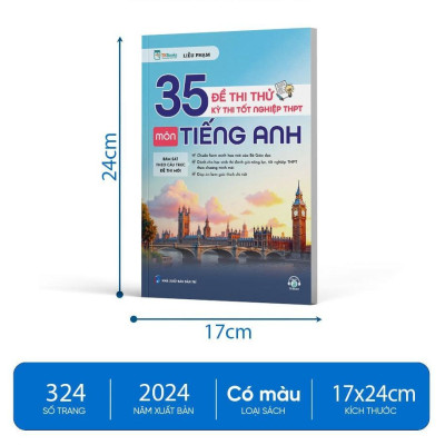 Sách - 35 Đề Thi Thử Kỳ Thi Tốt Nghiệp THPT Môn Tiếng Anh MCBooks