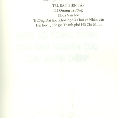 Nhà Giáo Nhà Nghiên Cứu Văn Hóa Dân Gian CHU XUÂN DIÊN