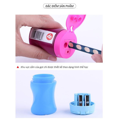 Chuốt bút chì hình thể học STABILO EASYgraph PSE4502R  màu xanh lá đậm (thuận tay phải)