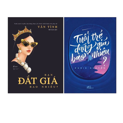 Combo sách dành cho tuổi trẻ : Tuổi trẻ đáng giá bao nhiêu + Bạn đắt giá bao nhiêu ( bản mới ) - Tặng kèm bookmark thiết kế