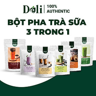 Bột Pha Trà Sữa 3in1 Déli - Pha Chế Trà Sữa Tiện Lợi, Nhanh Chóng