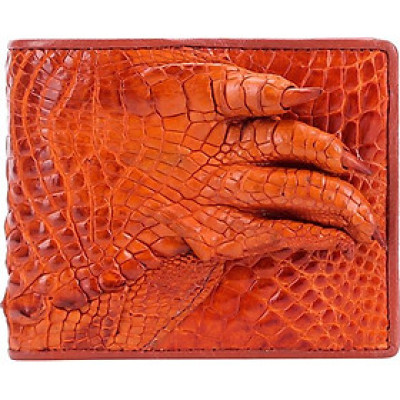 Ví Nam Da Cá Sấu Gù Chân Huy Hoàng HT2234 (12.5 x 10 cm) - Vàng
