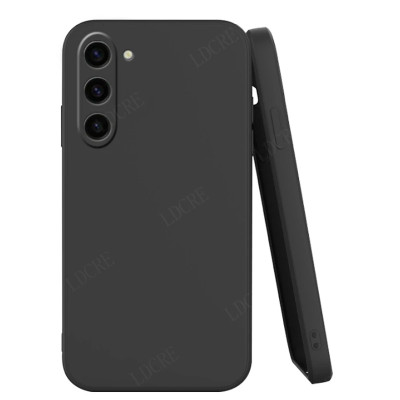 Ốp lưng silicon case cho Samsung Galaxy S24 Fe , S23 FE mỏng 0.3mm chống bám bẩn mặt lưng siêu mềm mịn, có gờ bảo vệ camera - Hàng chính hãng
